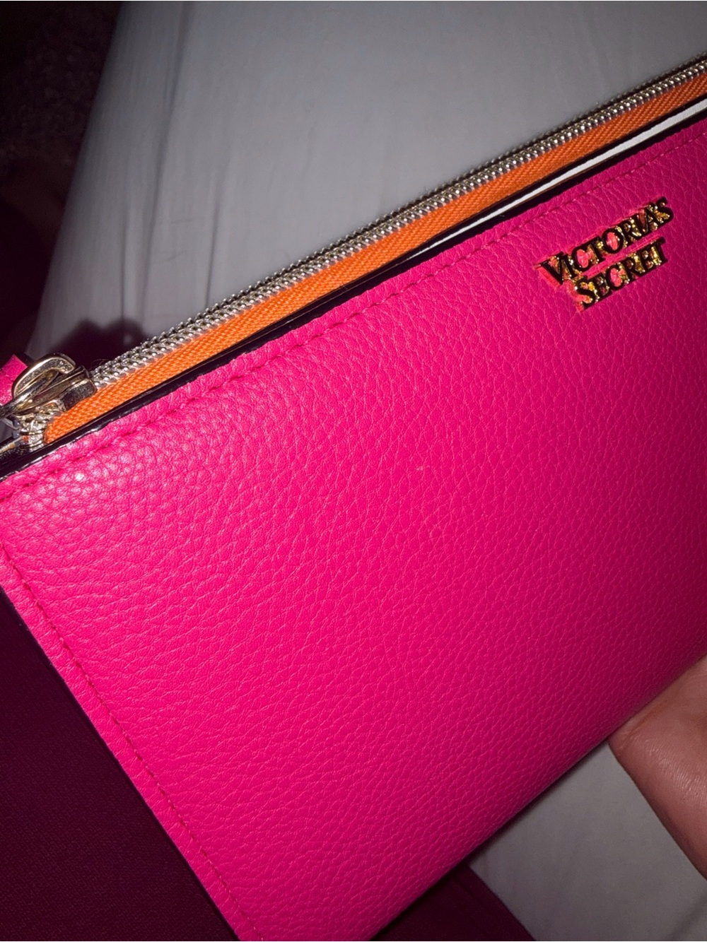 Victoria's Secret Bright Pink Wristlet Wallet - Picture 8 of 10
